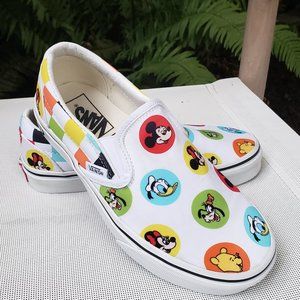 Vans x Disney World 50th Anniversary Classic Slip-On Sneakers